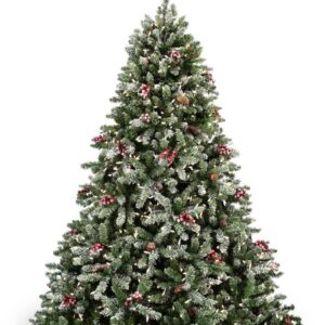 The Hawthorne Pre-lit Flocked Tree-“CHRISTMAS IN JULY” SALE!’