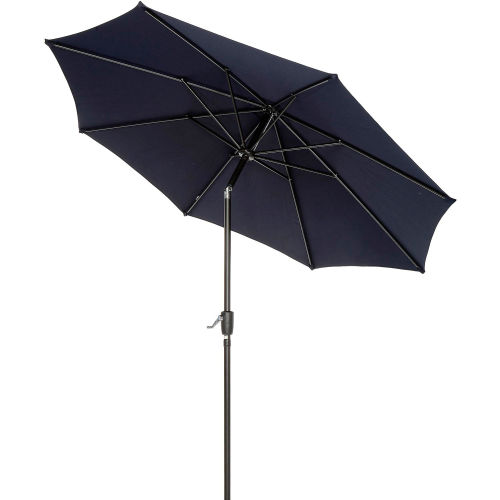 Global Industrial™ Outdoor Umbrella with Tilt Mechanism, Olefin Fabric, 8-1/2'W,