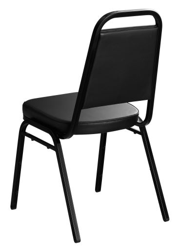 Lancaster Table & Seating Black Stackable Chair