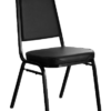 Lancaster Table & Seating Black Stackable Chair