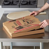 50/ CASE Kraft Corrugated Pizza Box