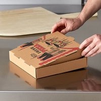 50/ CASE Kraft Corrugated Pizza Box - Small